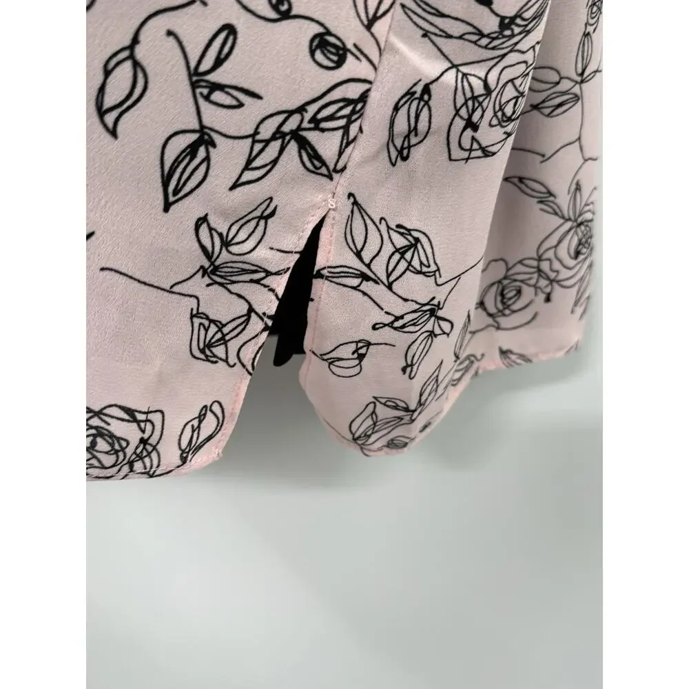 Dana Kay 2 Pc Jacket Tank Set 22W Pink Floral Career Church Cottagecore NWT